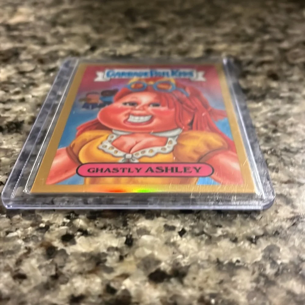 Topps Garage Pail Kids Chrome series 1 2013 gold refractor Ghastly Ashley R3A